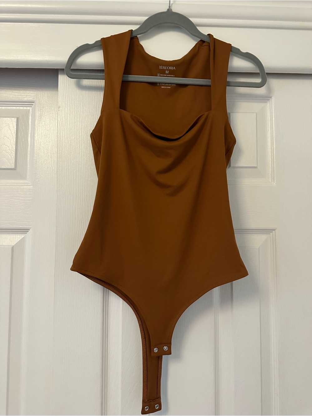 Brown One-Piece Bodysuit